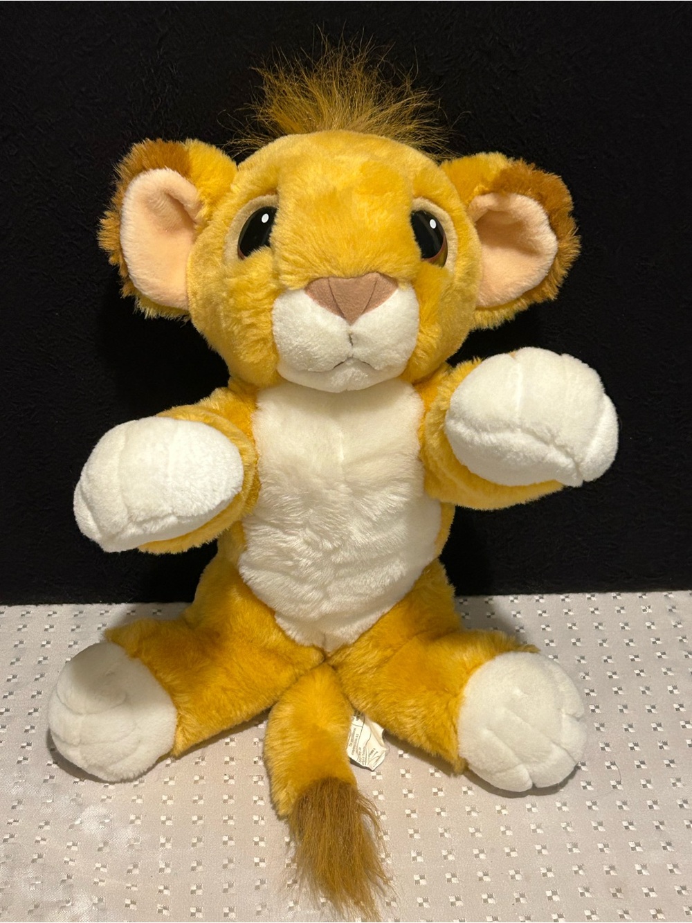 Authentic Mattel Disney
Vintage 1993 The Lion King Floppy Simba Plush Toy HTF